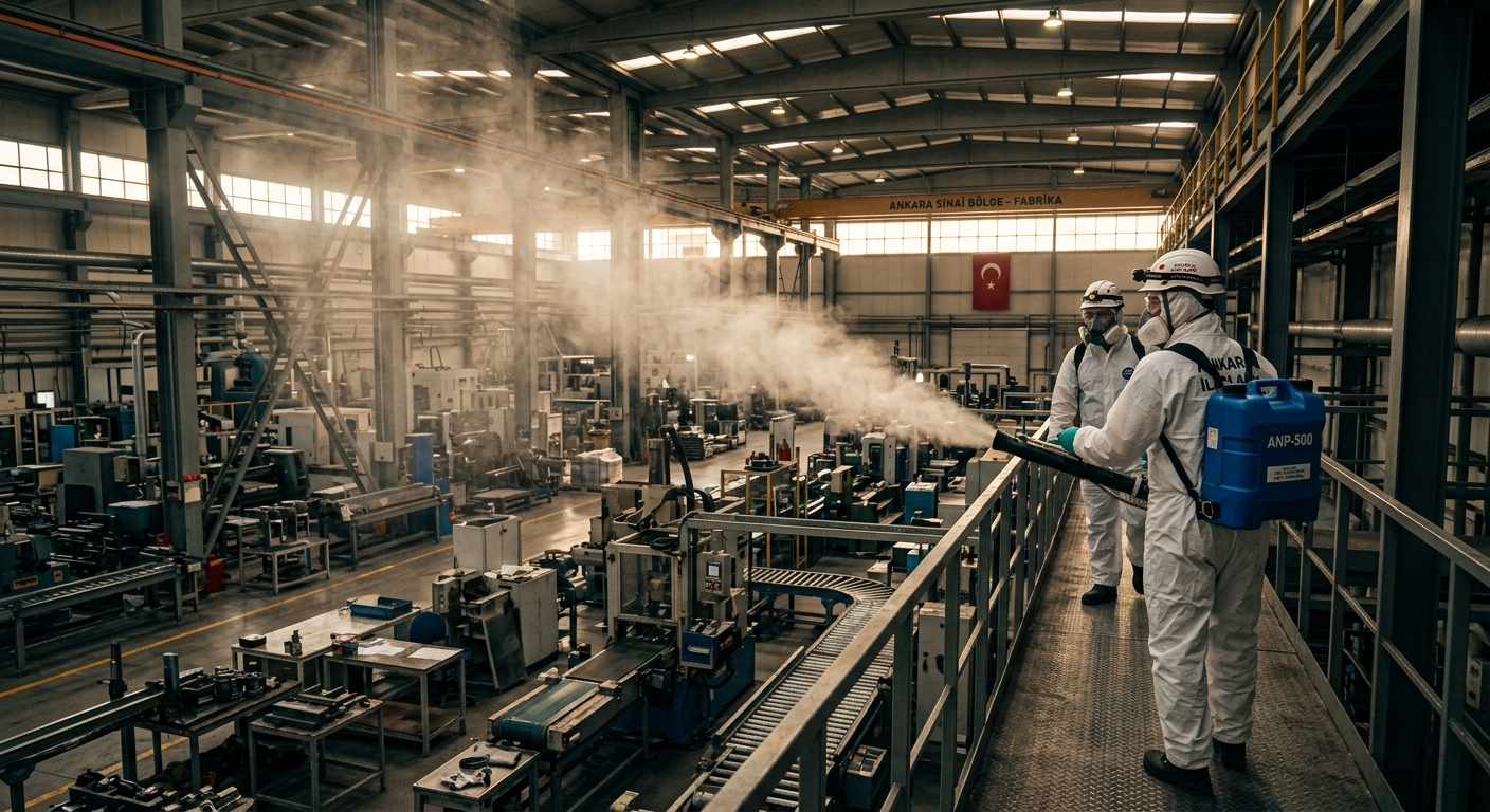 Ankara’da Fabrikalar İçin En Etkili İlaçlama Yöntemleri