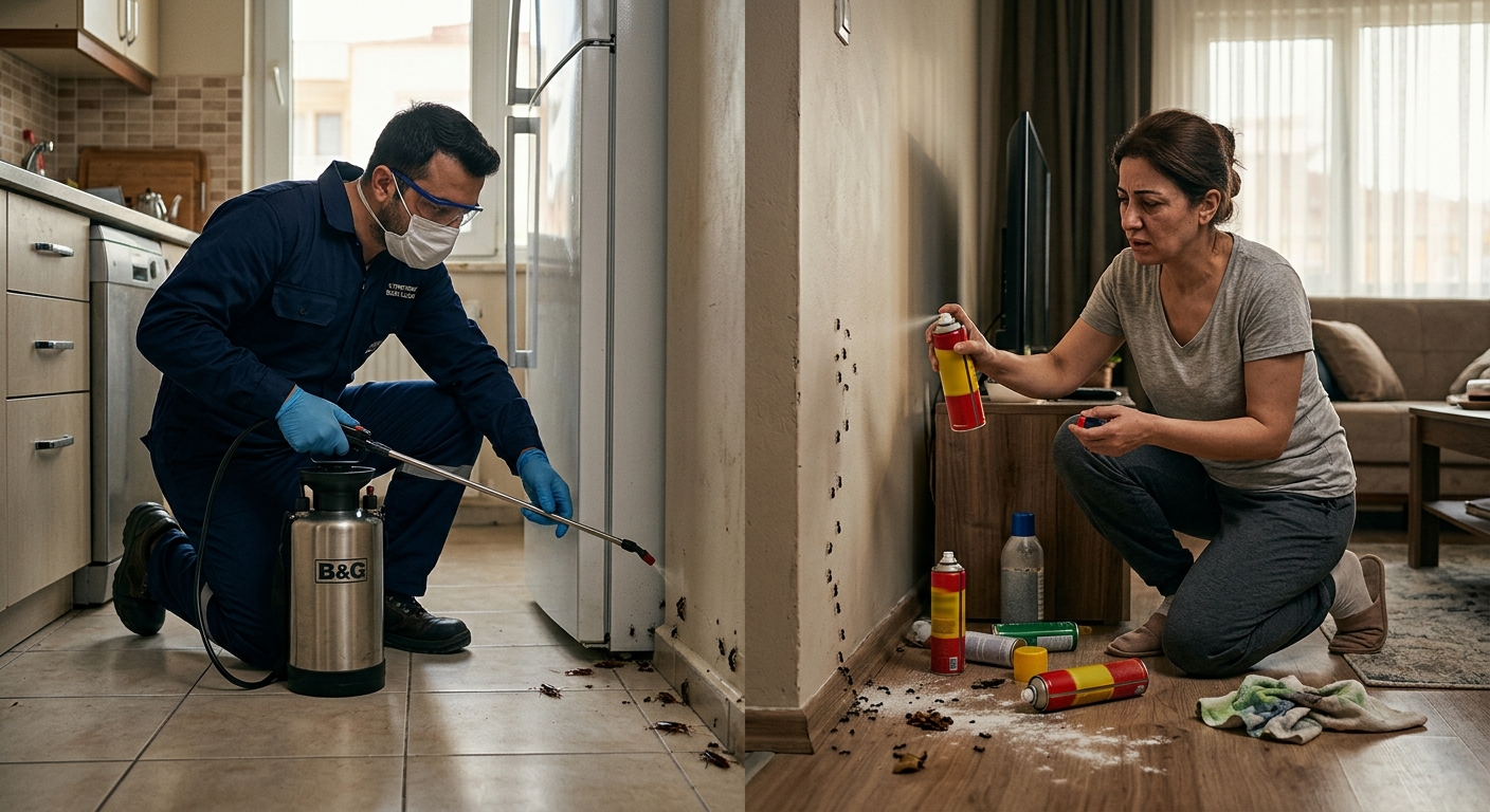 Etimesgut Böcek İlaçlama mı Ev İlacı mı Daha Etkili?