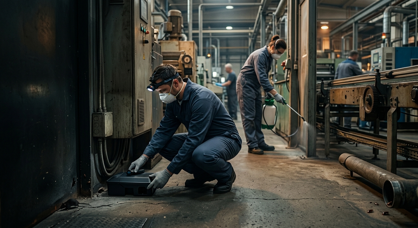 Fabrikalarda Fare ve Böcek Sorunu Nasıl Yok Edilir?