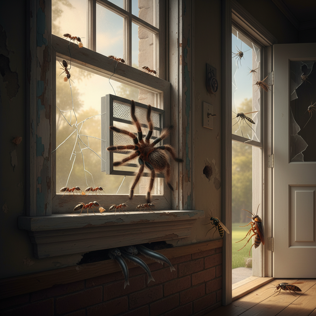 Böcekler Eve Nereden Girer