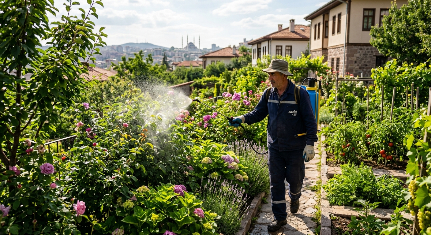 Ankara’da Bahçeler İçin En Etkili İlaçlama Yöntemleri
