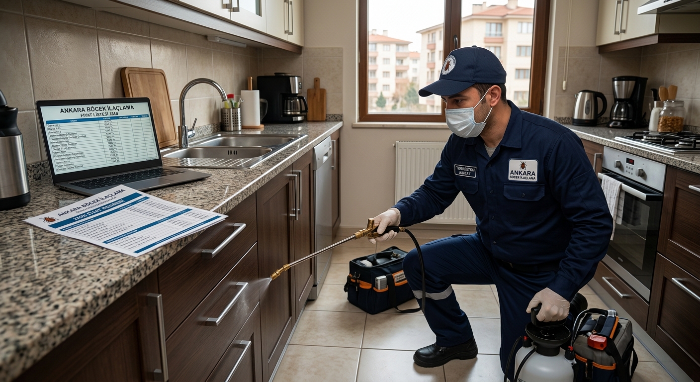 Ankara Böcek İlaçlama Fiyatları 2026: Güncel Ücret Rehberi
