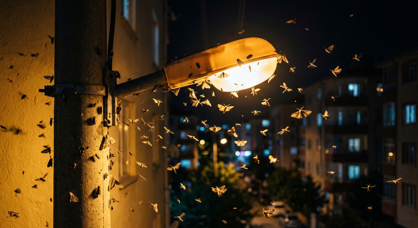 Sincan’da Gece Ortaya Çıkan Böcekler Neden Olur?