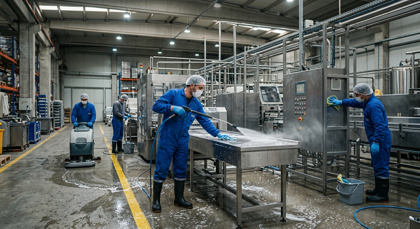 Fabrika İlaçlama Sonrası Temizlik Nasıl Yapılmalı?