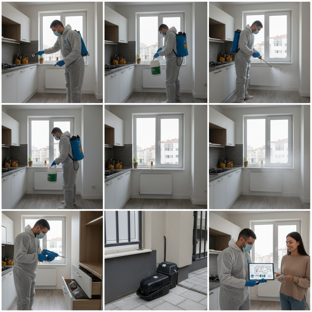 Çankaya’da Profesyonel Böcek İlaçlama Kaç Aşamada Yapılır