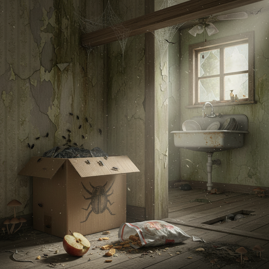 Evde Haşere Sorunu Neden Olur