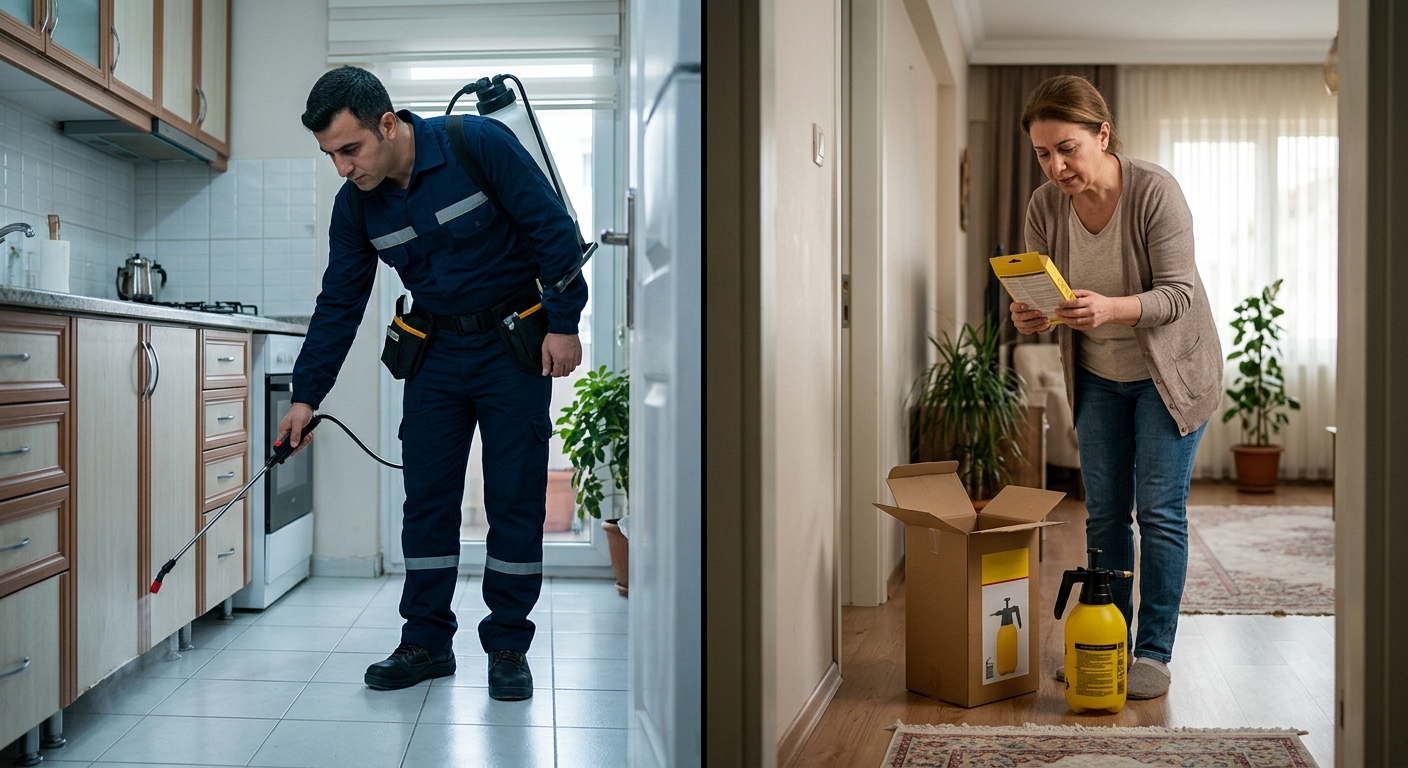 Keçiören Böcek İlaçlama mı Ev İlacı mı Daha Etkili?