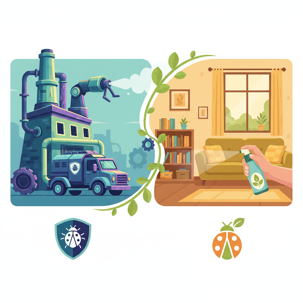 Fabrika İlaçlama: Profesyonel mi, Ev Tipi mi? | Uzman Kontrol