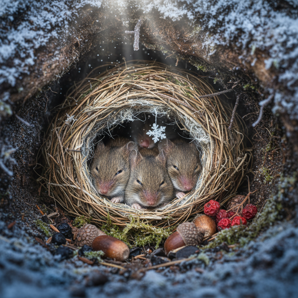 Fareler Kışın Nerede Saklanır?