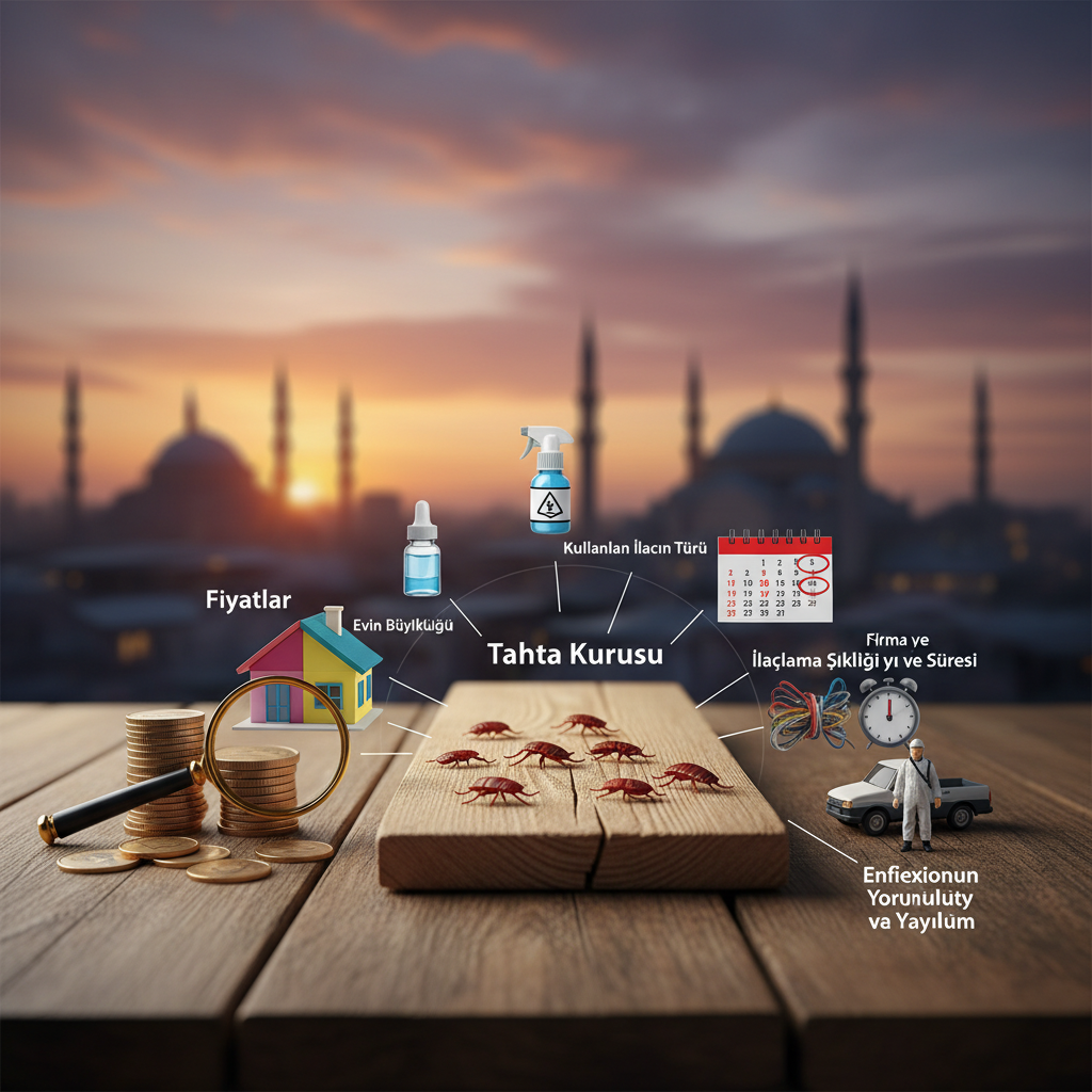 Ankara Tahta Kurusu İlaçlama Fiyatlarını Belirleyen Faktörler