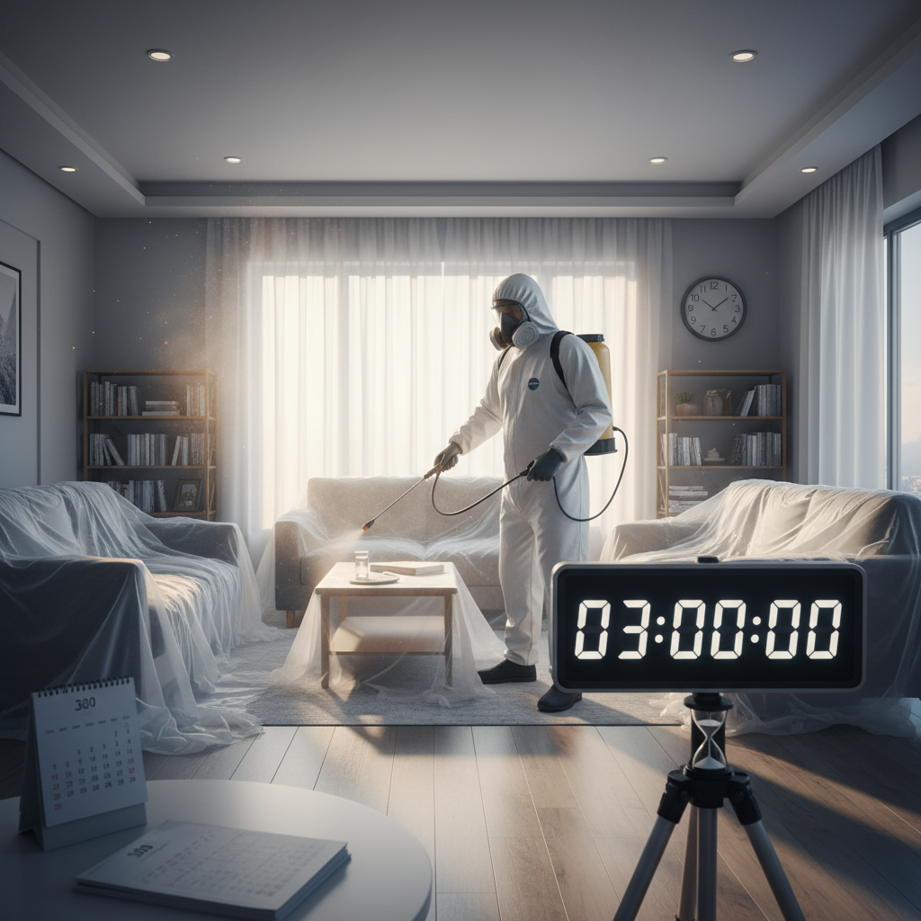 Ev İlaçlama Kaç Saat Sürer