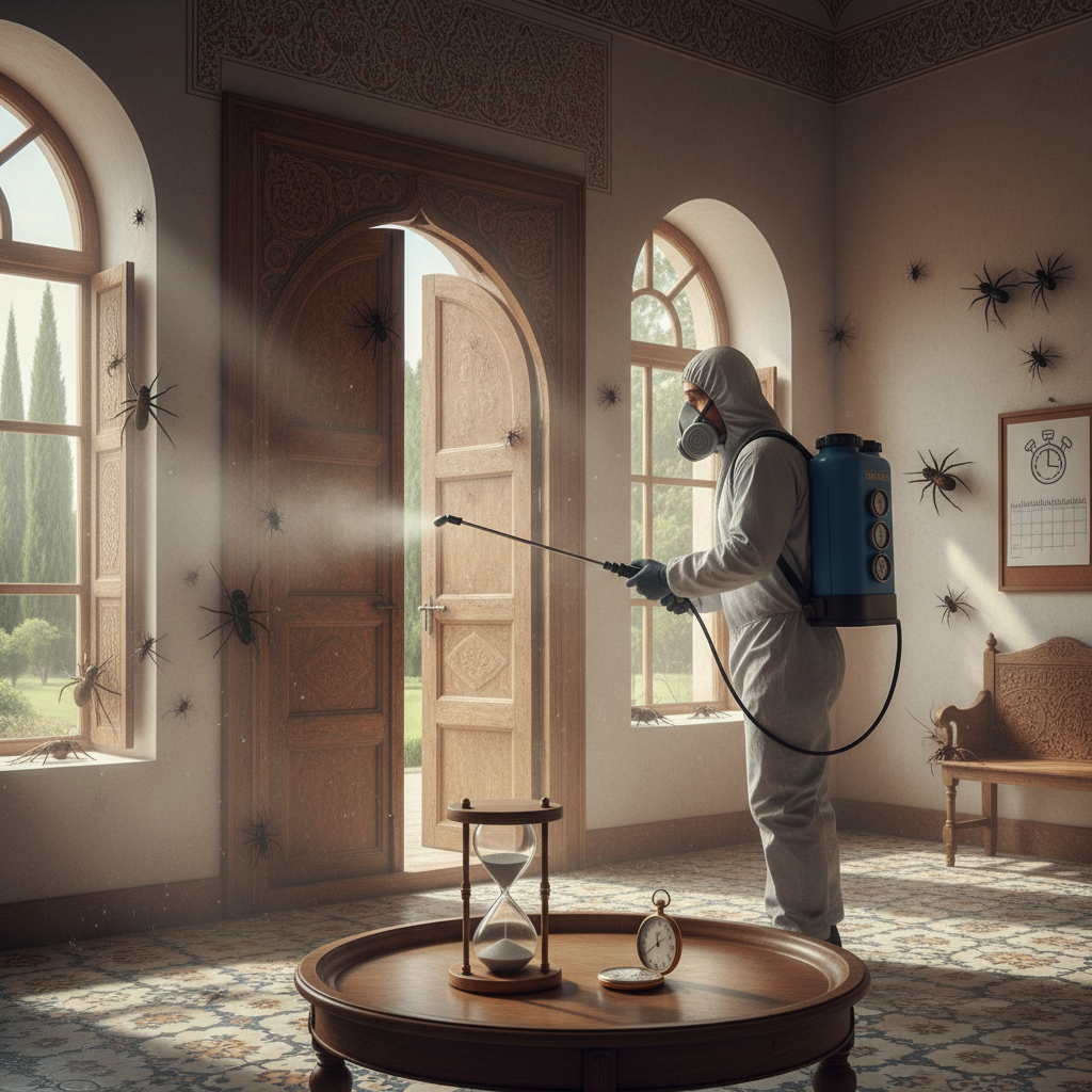 Çankaya’da Böcek İlaçlama Hizmeti Ne Kadar Sürer